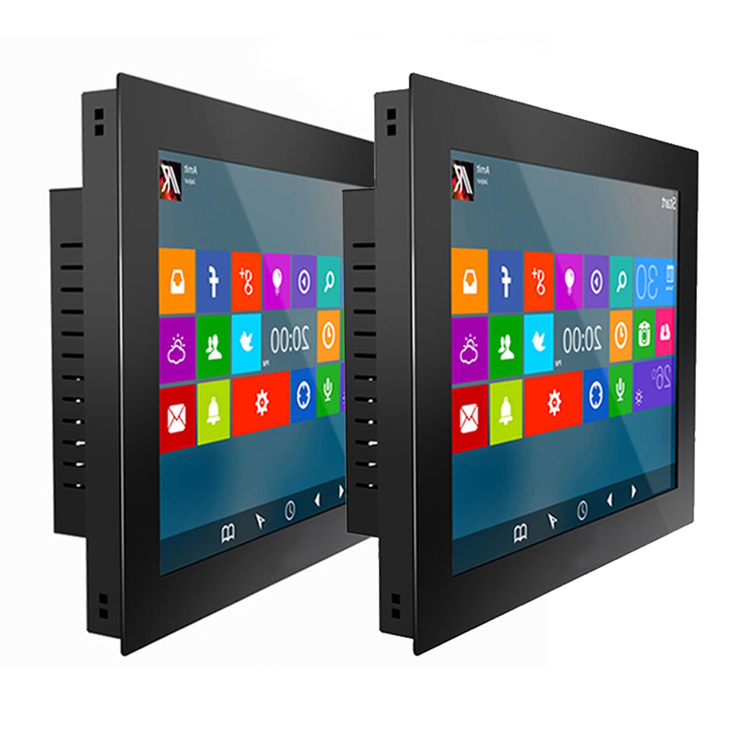 17 19 21Inch Embedded IPC Resistive Touch Mini Tablet PC Intel J1800/J1900/i3/i5/i7 Industrial All-in-One computer for win10 Pro