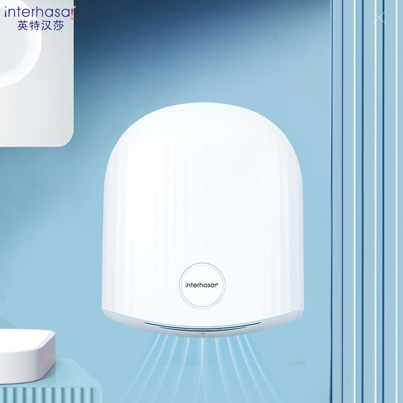 Bathroom Automatic Hand Dryer High Speed Sensor Household Hand-drying Device Hot Air Electric Heater Wind for Hotel Commercial