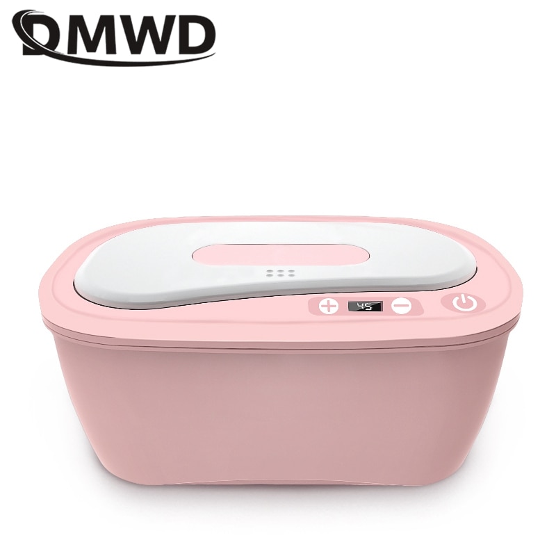 DMWD Household Wet Wipes Heaters Electric Baby Wet Tissue Warmer Portable Heating box Wet Towel Dispenser Thermostat 45-55℃ 220V