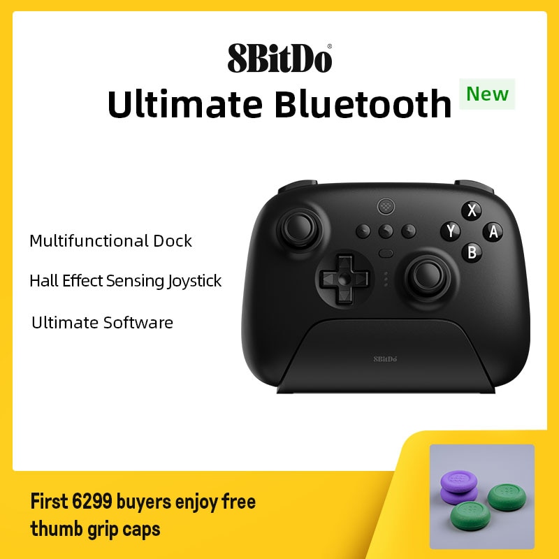 8BitDo - Ultimate Wireless Bluetooth Gaming Controller with Charging Dock  for Nintendo Switch and PC, Windows 10