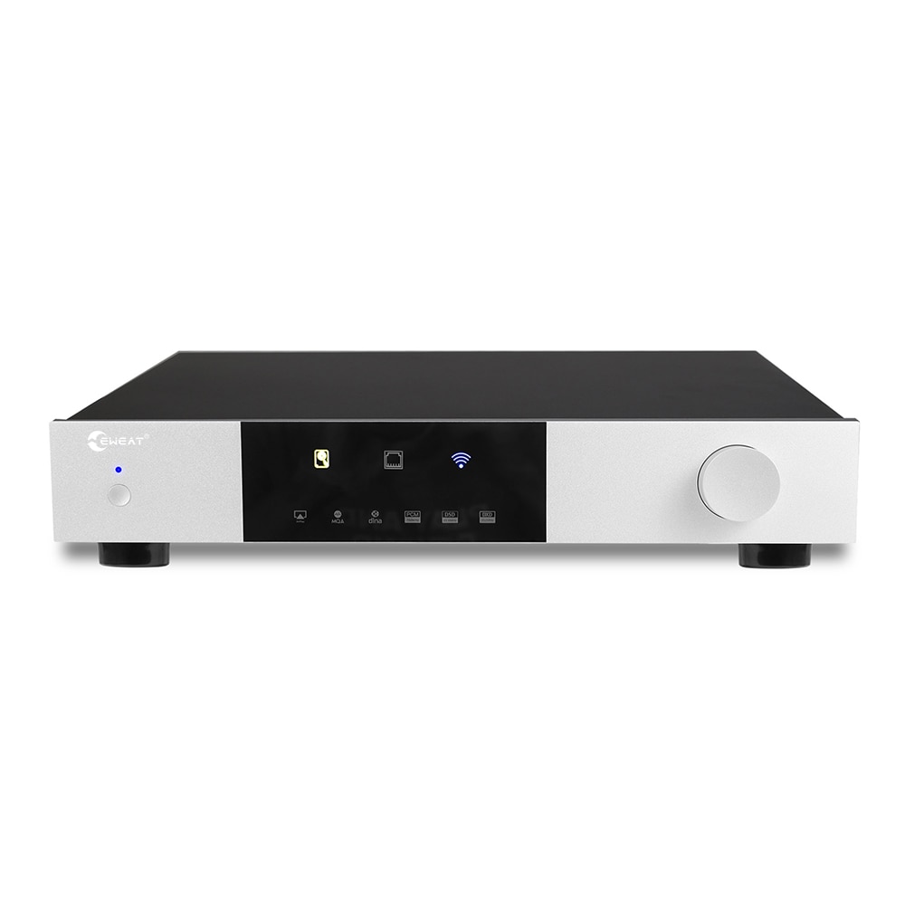 MQA Digital Audio Player VELVET SOUND EWEAT DMP20 With HDD Bay Up To 16TB XLR Multimedia DSD512 HiFi DAC Decoder