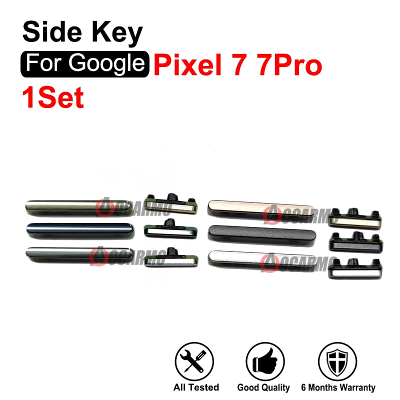Original For Google Pixel 7 7Pro Pro Side Button Keys Power Volume Buttons Replacement Parts