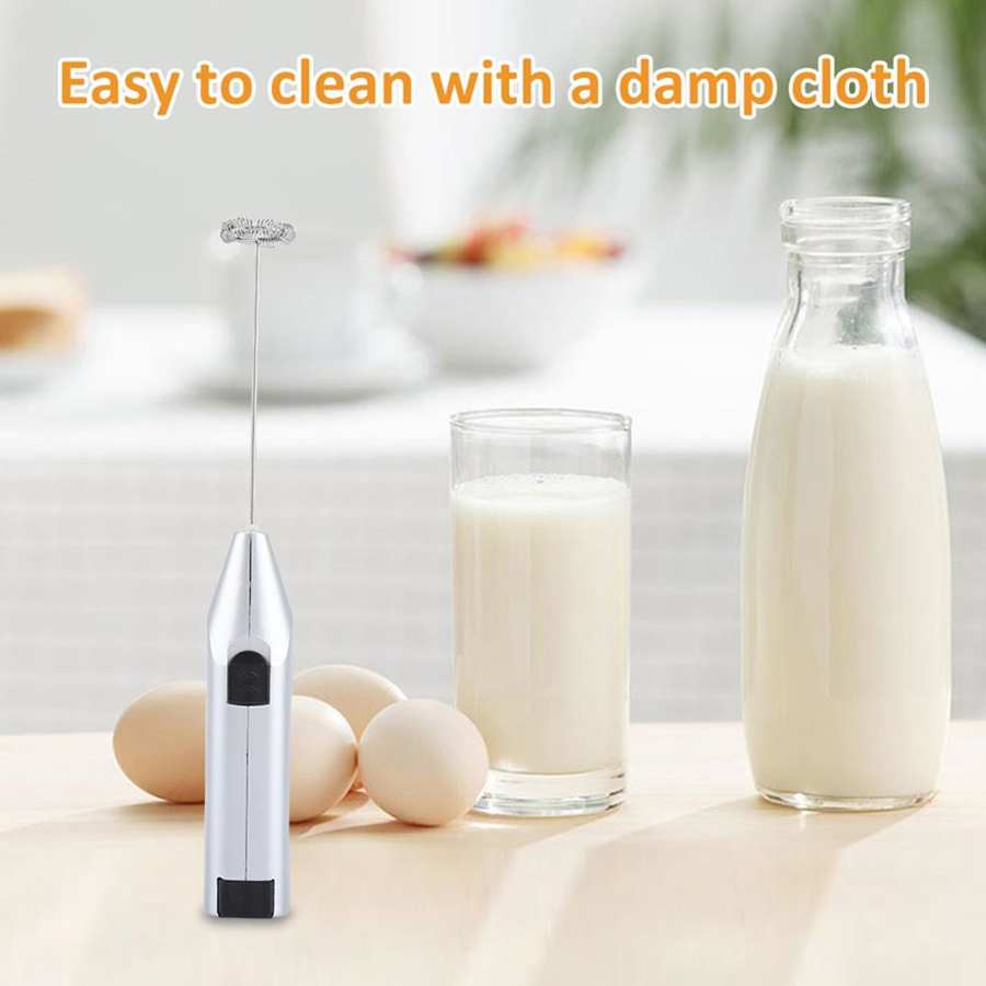 Handheld Egg Beater Electric Milk Frother Foamer Portable Mini Whisk Tool Kitchen Milk Mixer Electric Foamer Stirrer for Coffee