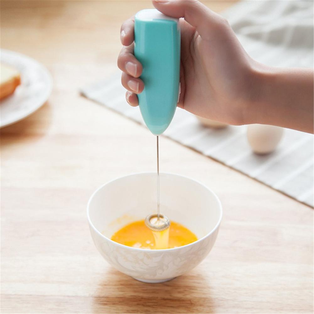 Milk Drink Coffee Whisk Mixer Electric Egg Beater Frother Foamer Mini Handle Stirrer Practical Blender Kitchen Cooking Tool