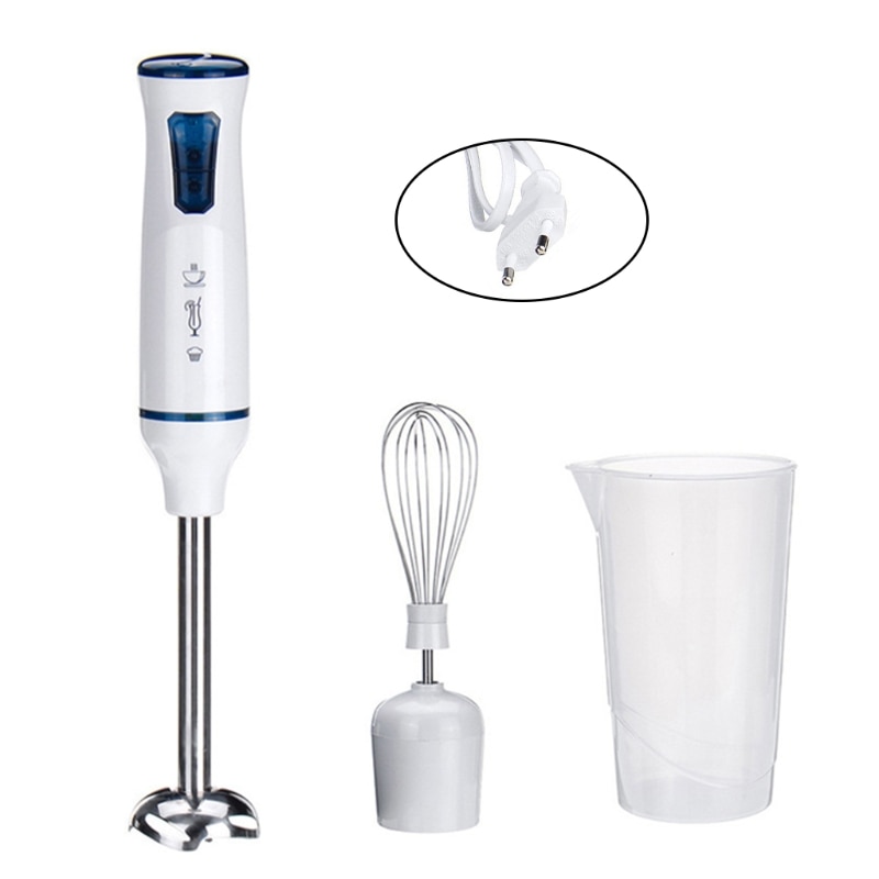 Powerful 1000W 3-in-1 Hand Immersion Hand Blender 2 Speeds, Includes 304 Stainless Steel Stick Blender, Mixing Beaker, Food
