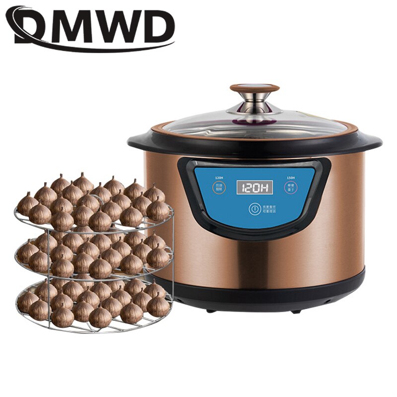DMWD 6L Black Garlic Fermenter Electric Garlics Smart Fermentation Machine Automatic Zymosis Pot Natto Yogurt Maker 110V/220V