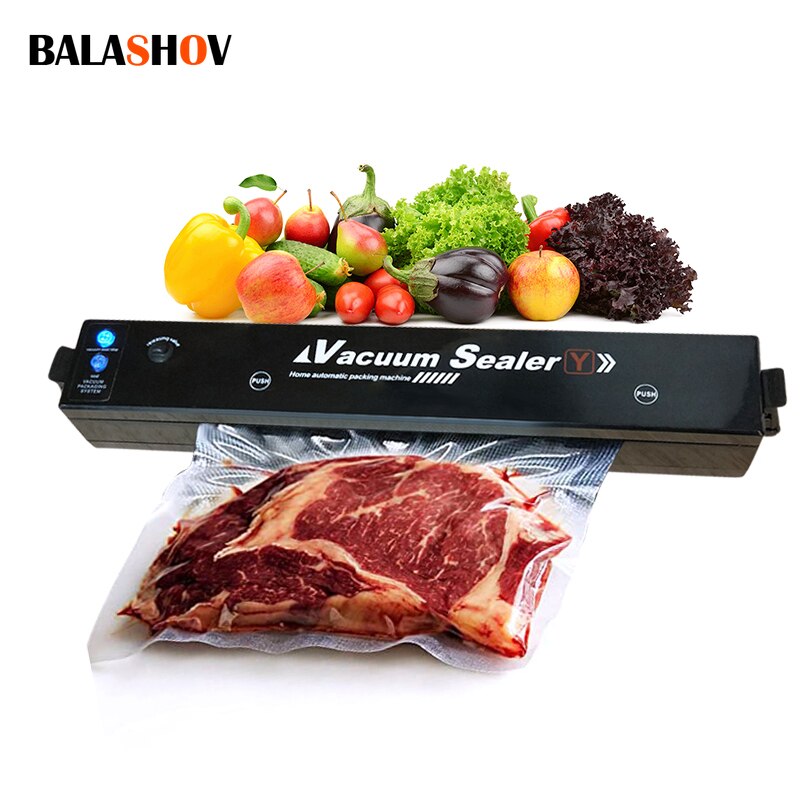 Vacuum Food Sealer Household  Eletric Vacuum Packaging Machine 220V Automatic Vaccum Packer With 10 Pcs Saver Bags Kichen Tool