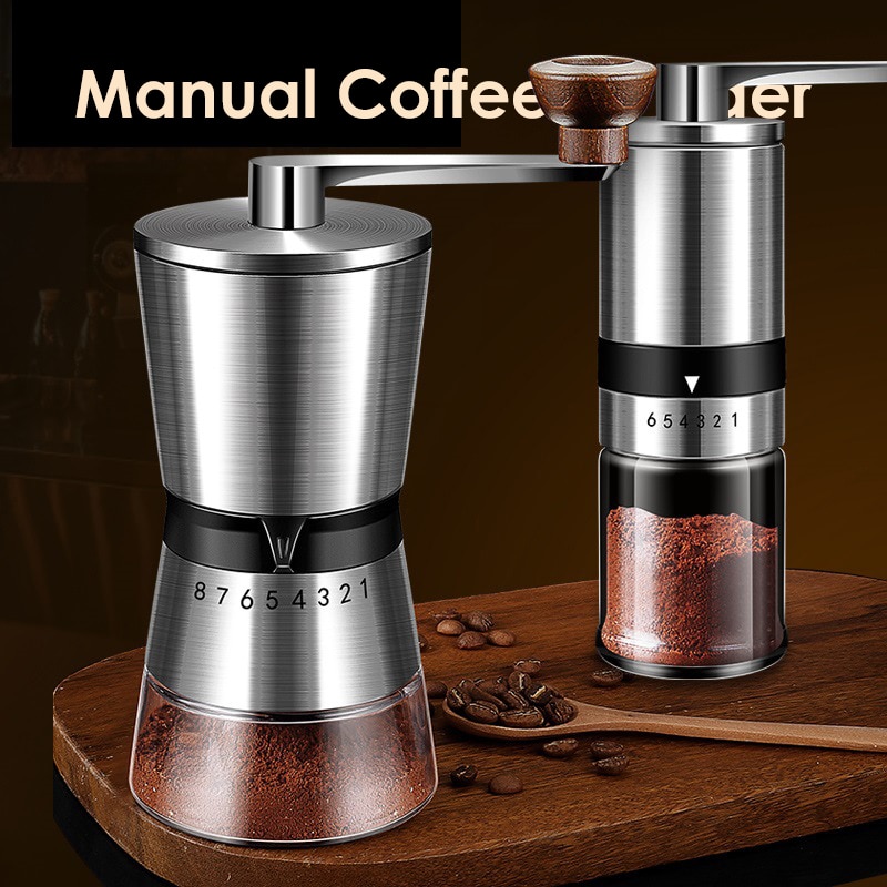 Portable Manual Coffee Grinder Coffee Bean Grinder Adjustable Thickness Ceramic Grinding Core Removable Mini Coffee Machine Tool