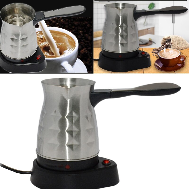 Electric Turkish Espresso Percolator Coffee Maker Pots EU Plug Kettle Home