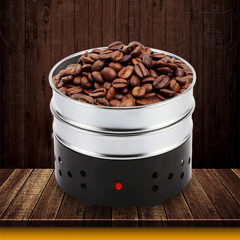 1000g Double Layer Roasted Coffee Bean Cooler With Stainless Steel Sieve Household Rapid Cooling Radiator Machine 110V/220V