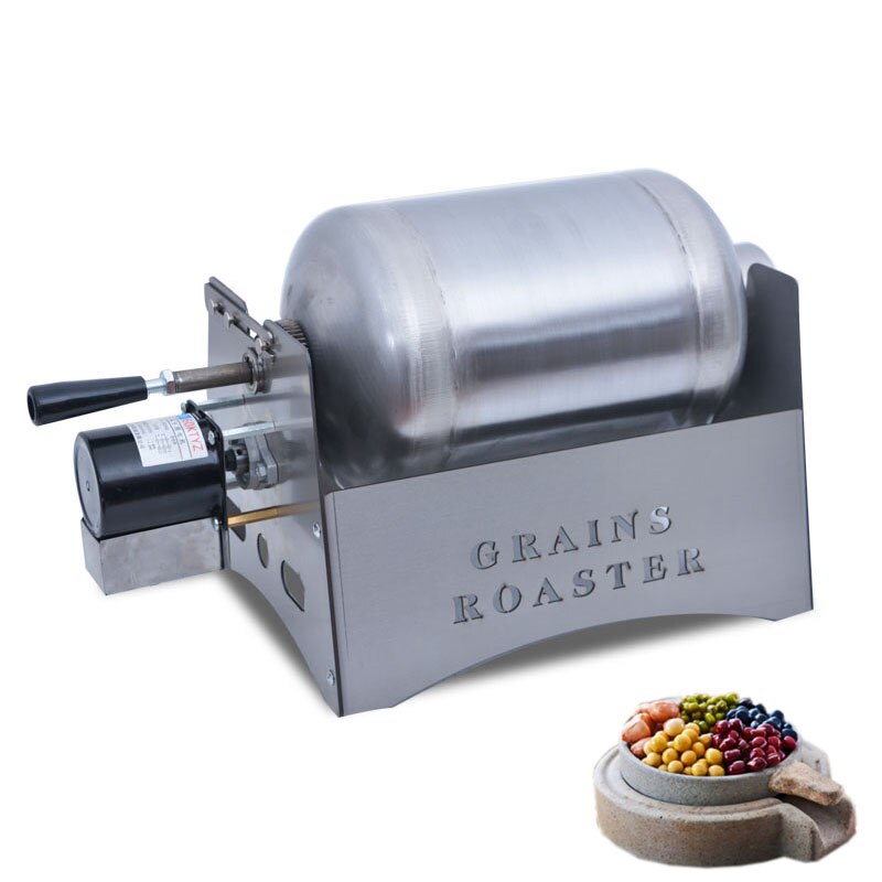 Home Automatic Coffee Roaster Machine Stir-fried Sesame  Chili Coffee Bean Baking Machine Grain Nut Roasting Machine