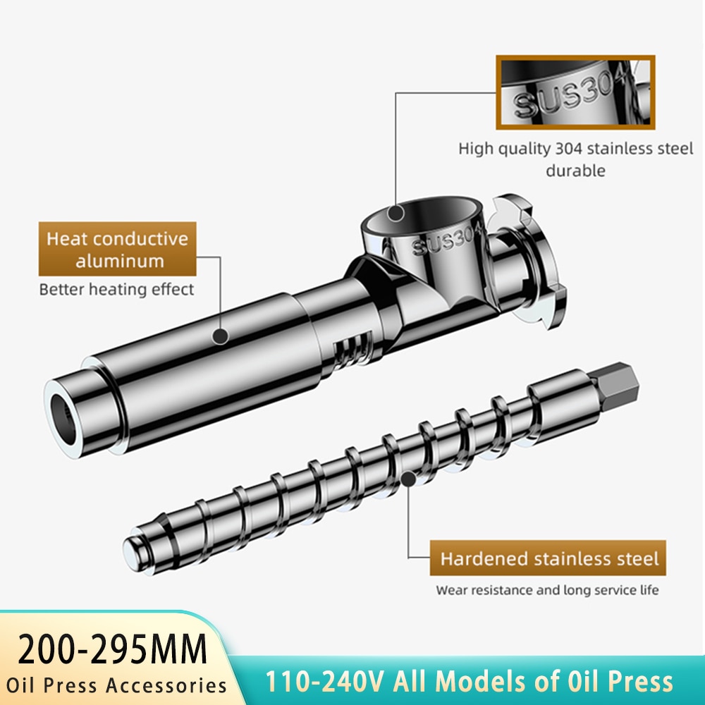 Oil Press Accessories For Home Oil Press Food Grade Stainless Steel Component