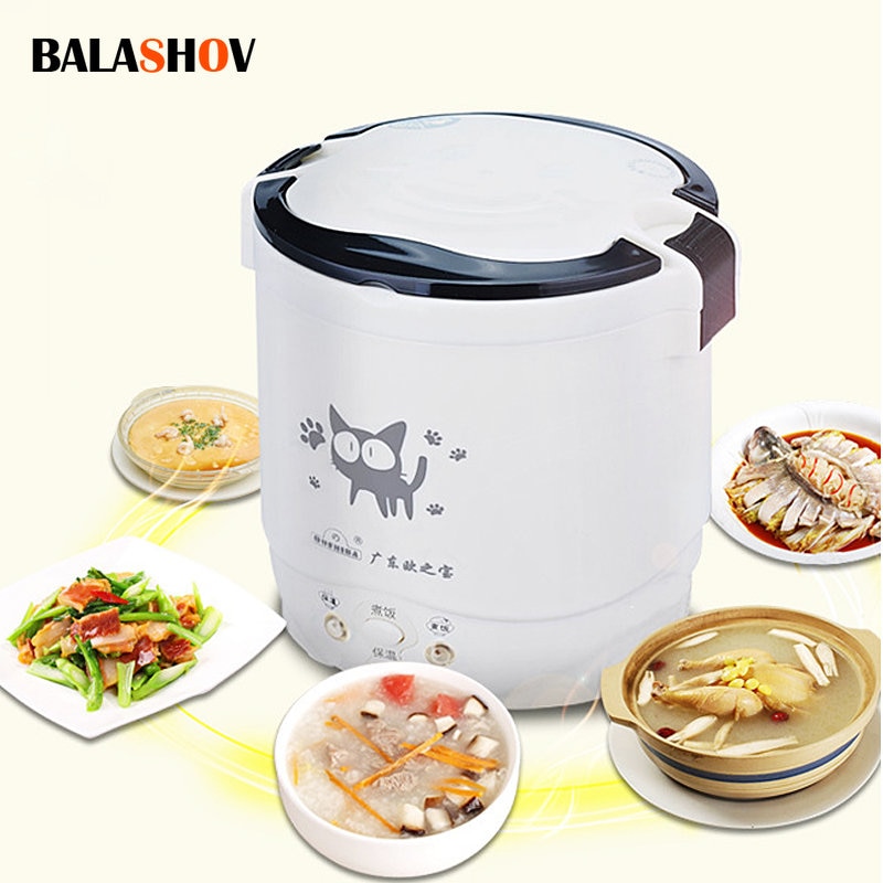 Mini rice cooker 12V 24V Multifunction Electric Portable Rice cooker  Appliances for Kitchen or Camping