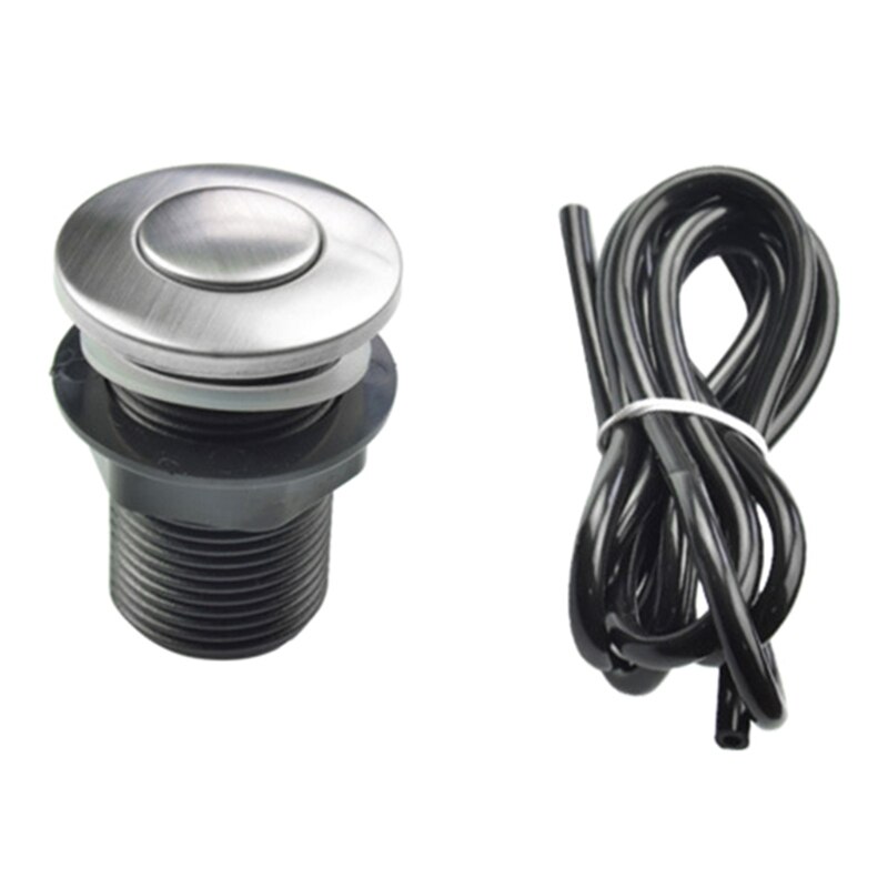 On/Off Push Air Button Switch for Bath Spa Jet Tub Disposal Tubing Pneumatic Air Pressure Switch Knob Kit