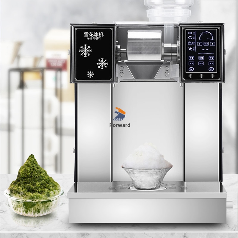 240kg/day Automatic Small Korean Bingsu Machine Snow Ice Maker Bingsu Ice Crusher Snow Flake Ice Shaver Machine