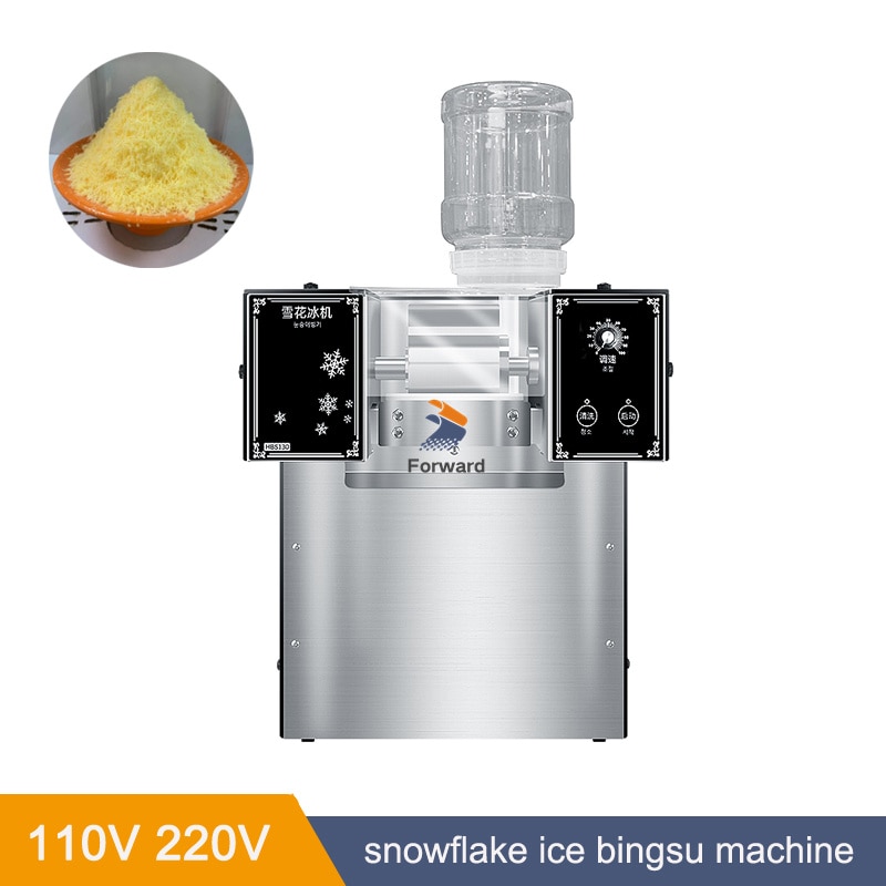 Commercial Electric Flake Snow Ice Machine Auto  Japanese Kakigori Machine Korean Bingsu Machine Snowflake Ice Shaving Machine