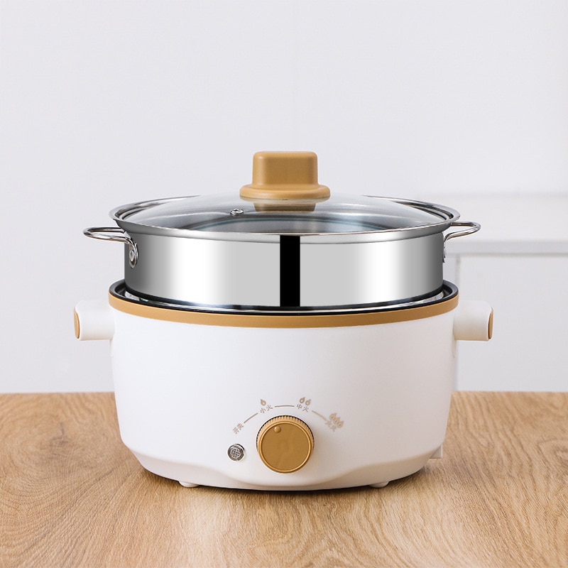 3.8L Electric Cooker 220V Mini Hot Pot 1000W Electric Rice Cooker with Non-Stick Pan Multi-function Household Cooking Machine