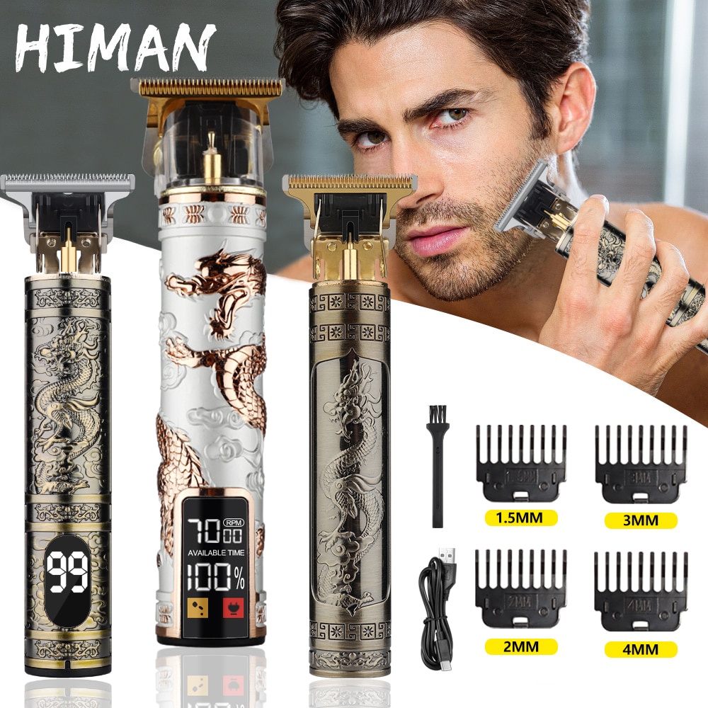 2023 hot sale Hair cutting machine Hair Clippers Rechargeable Shaver Beard Trimmer Professional Men Hair Cutting Machine Beard