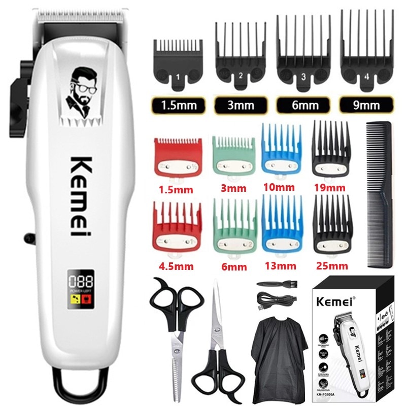 Electric Hair Clipper Hair Cutting maching Wireless Trimmer Men Professional clipper machine rechargeable hair cut barber