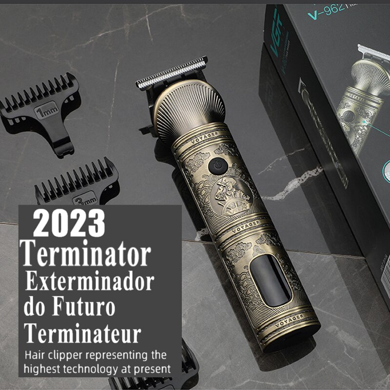 2023 Terminator Professional Hair Clipper Mower Electric Shaver Barber Trimmer for Men Barber Shop Male Men's Haircut Machine