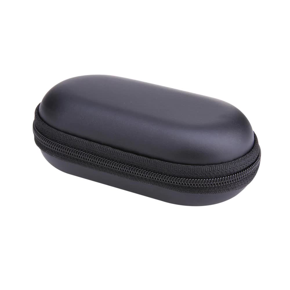 ALLOYSEED Oval Style EVA Headphone Carry Bag Hard for Power Beats PB Earphone Pouches Storage Cases Black Headset Cover Box