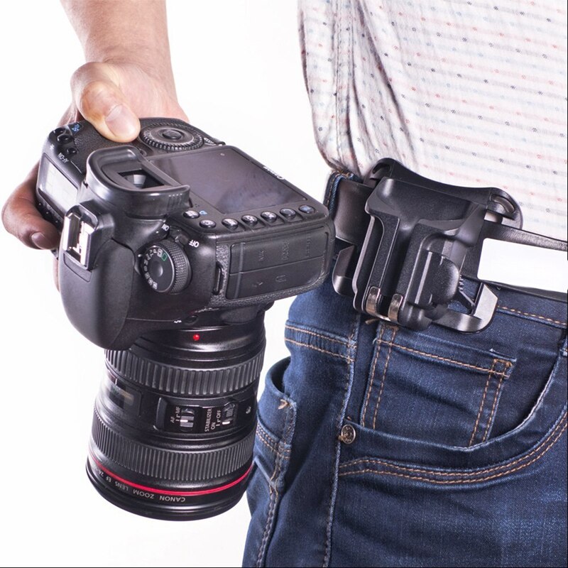 Universal Button Buckle Mounting Camera Accessories Waist Belt for Sony Nikon D3100 Sony A6000 A7 DSLR Strap For Camera Hanger