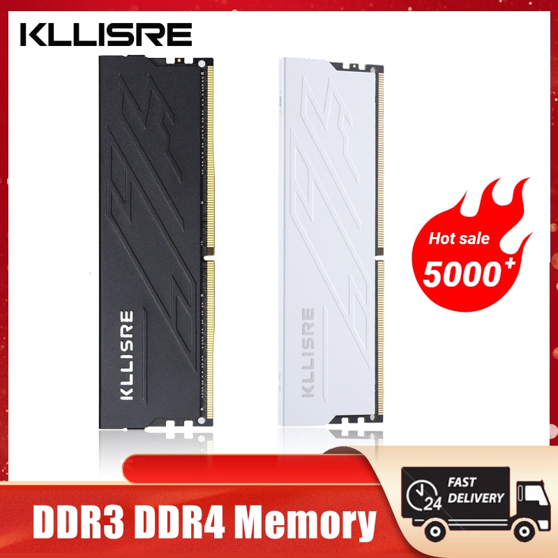 Kllisre DDR3 DDR4 4GB 8GB 16GB memoria ram 1333 1600 1866 2400 2666 3200 Memory Desktop Dimm with Heat Sink