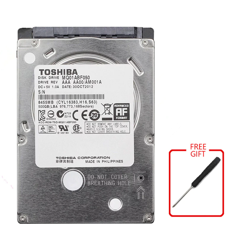 Toshiba 4TB 2TB 1TB 500GB 320GB 250G HDD 2.5 Sata for Laptop 2.5 Sata Internal Hard Drive Hard Drive 500 GB Hard Disk Hardisk HD