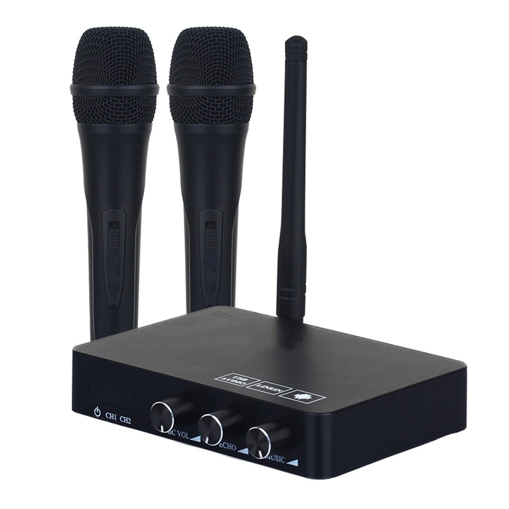 K2 Wireless Mini Family Home Karaoke Echo System Handheld Singing Machine Box Microphone Karaoke Player