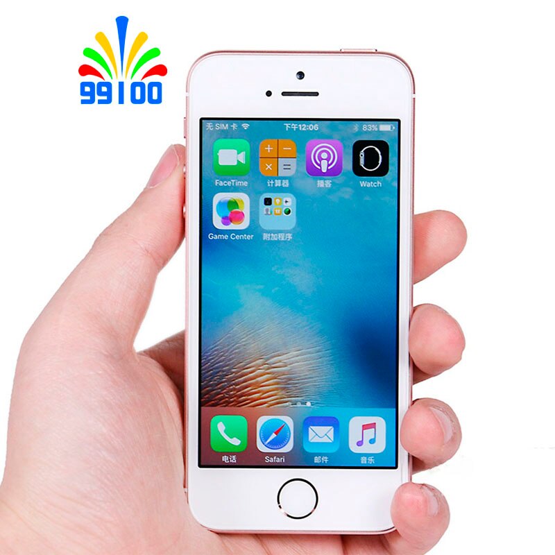 Used Original Apple iphone SE Unlocked 4G LTE 4.0' Screen A9 CPU 2GB RAM 16GB/32GB/64GB ROM Fingerprint