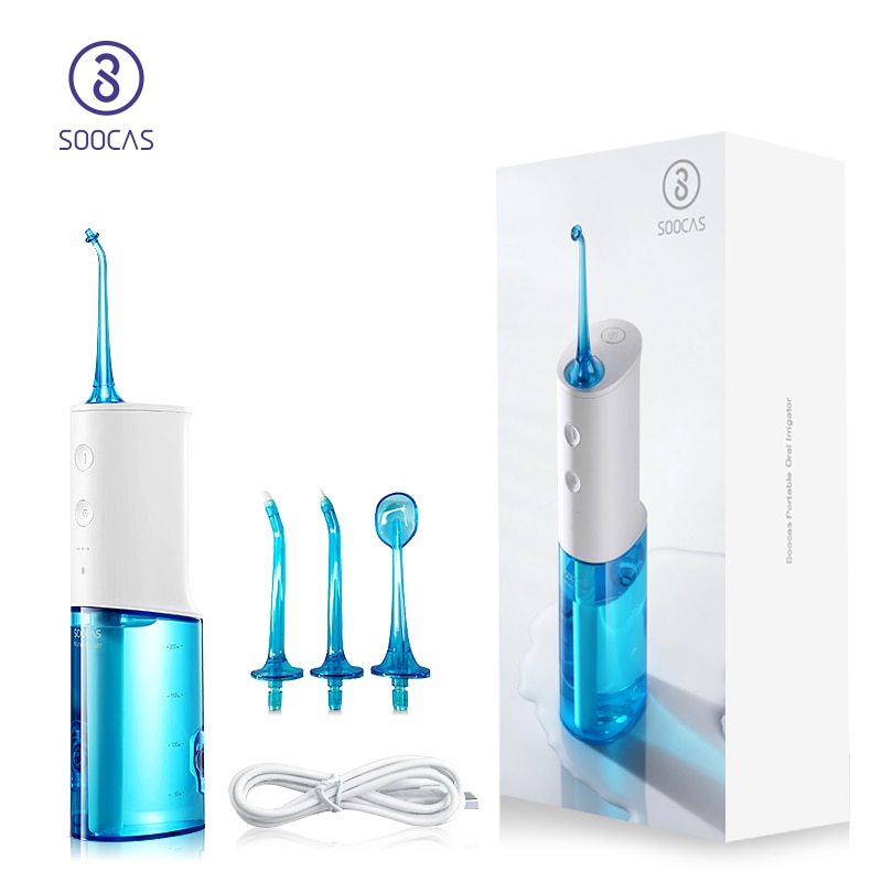 SOOCAS W3 Oral Irrigator Portable Water Flosser Original Jet Nozzle Tips Extra Replacement Tooth oral Cleaning
