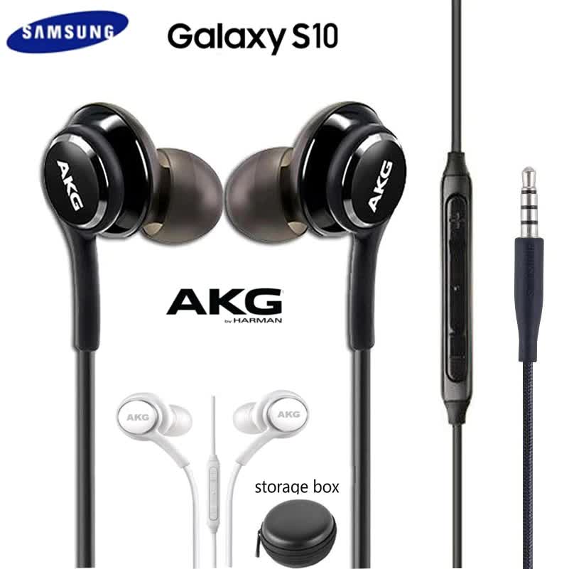 Samsung Earphones Galaxy S8 S9 S10 AKG EO-IG955 Headset 3.5mm In-ear With microphone Wire For Huawei Xiami OnePlus Smartphone