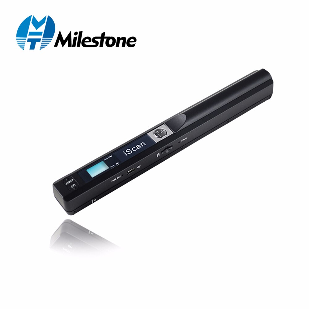Portable Mobile Scanner 900 DPI Wireless USB Support Card Document A4 Paper  Photo Image Scan Handheld  JPG PDF Display Battery