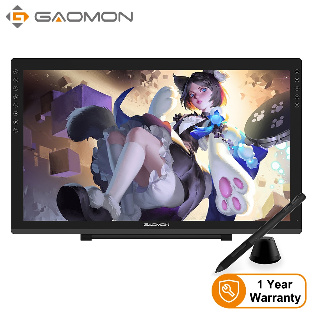GAOMON PD2200 21.5 Inches 92%NTSC Graphic Drawing Tablet  Monitor Pen display with Tilt-Support Battery-Free 8192 Pen Pressure