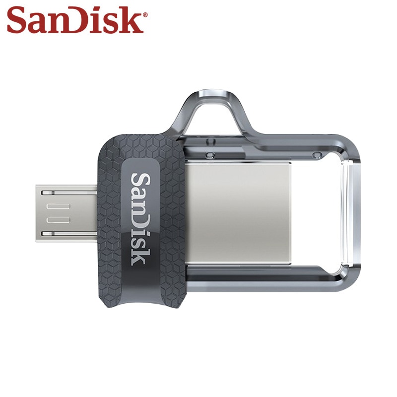 SanDisk Ultra Dual Drive USB 3.0 Flash Drive 32GB 64GB 128GB 256GB OTG Micro B USB Flash Drive Up to 150MB/s DD3 Pen Drive