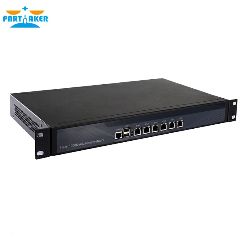 Partaker R15 Intel i5 4430 i3 4160 i7 4770 6 Ethernet Cabinet Type 1U Network Router with PFSense