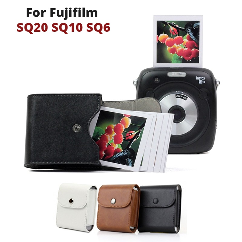 Storage Camera Bag Fujifilm Instax Mini 9 Case Retro Leather Button Pouch Photo Case Fujifilm Mini 8 Camera SQ10 SQ6 SQ20 SP3
