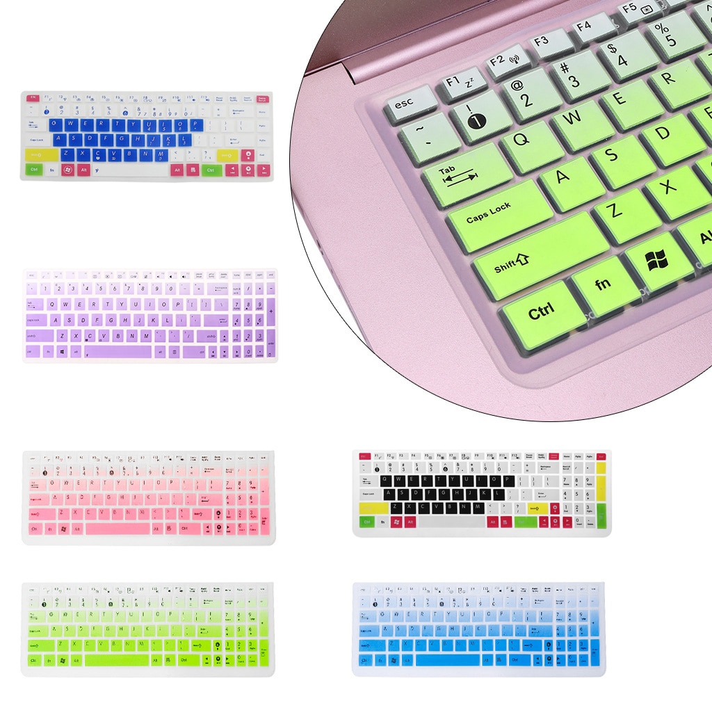 Waterproof Silicone Keyboard Protector Skin Cover Keypad Film Skin Protection dust proof film for Asus K50 Laptop Accessory