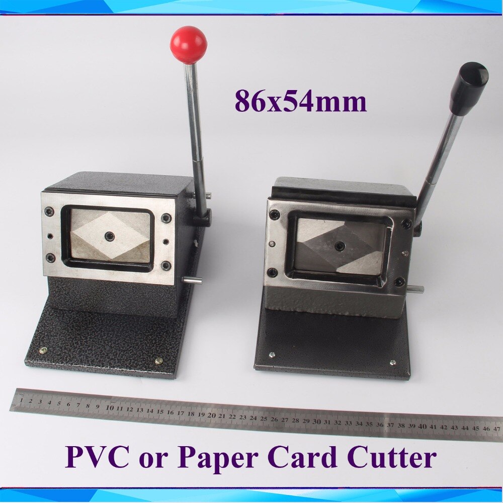 Heavy Duty 86*54mm PVC or Paper Card Name Manual ID Film Business Credit  Die Punch Cutter