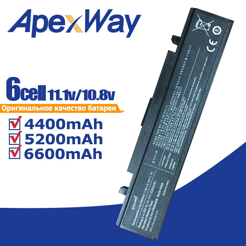 ApexWay Laptop Battery 355V5C for SamSung RC530 NP355E5X NP355E7X NP355V4C NT355V4C NT355V5C NP355V5C NP550P5C NP550P7C NP300E5A