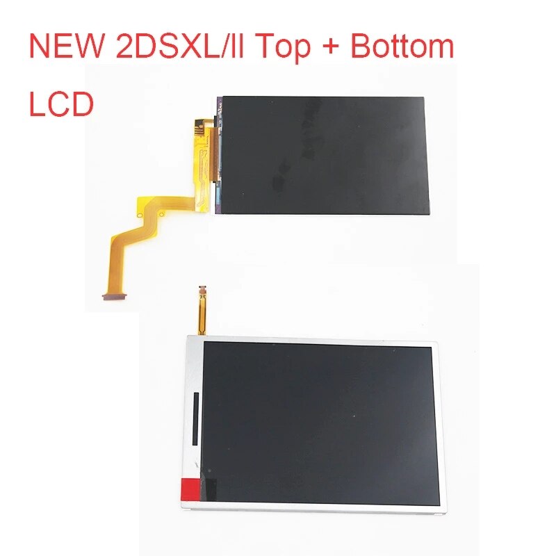 Original LCD Screen Display Top Bottom For NEW2DSXL NEW 2DSLL N2dsxl top Botton Lcd Screen Display replacement for New 2ds XL/LL
