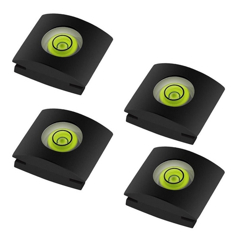 4Pcs/Set Camera Bubble Spirit Level Hot Shoe Protector Cover DR Cameras Accessories for Sony A6000 For Canon Nikon eals XR64