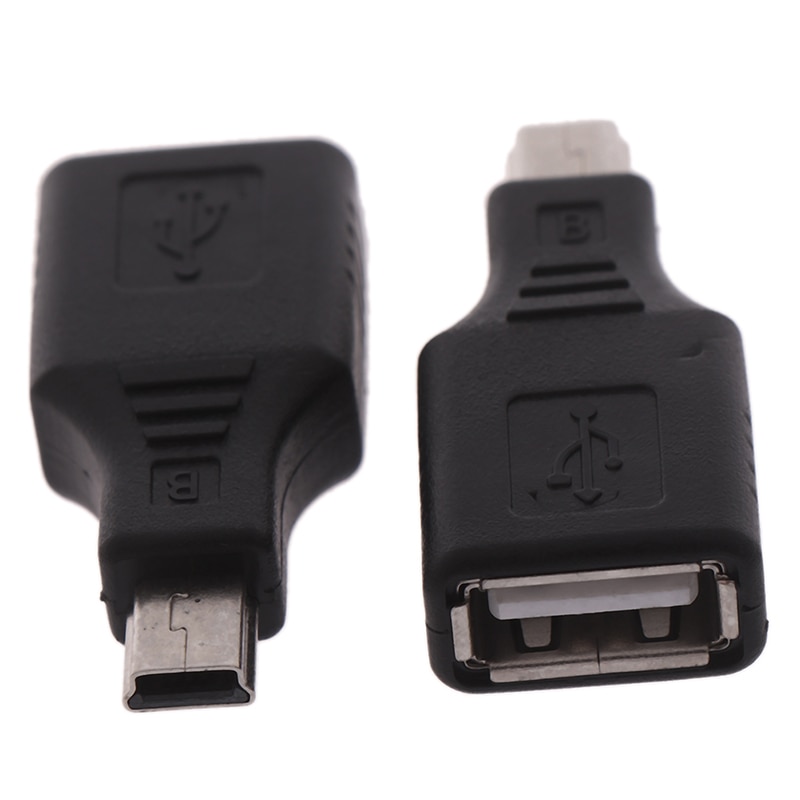 Mini USB Male to USB Female Converter Connector Transfer data Sync OTG Adapter for Car AUX MP3 MP4 Tablets Phones U-Disk