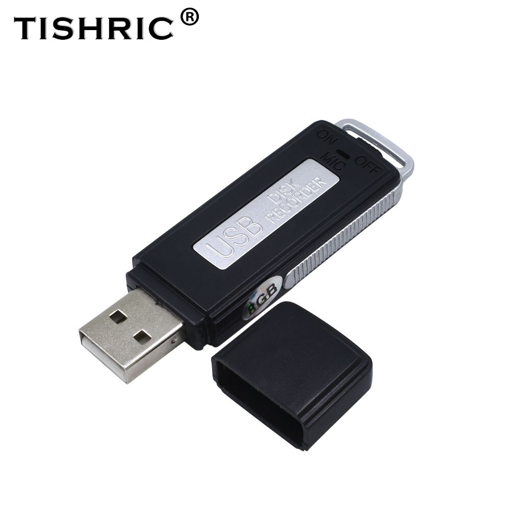 TISHRIC 8GB Mini Professional Rechargeable Usb Voice Recorder Flash Drive Voice Recorder Dictaphone Audio Gravador De Voz