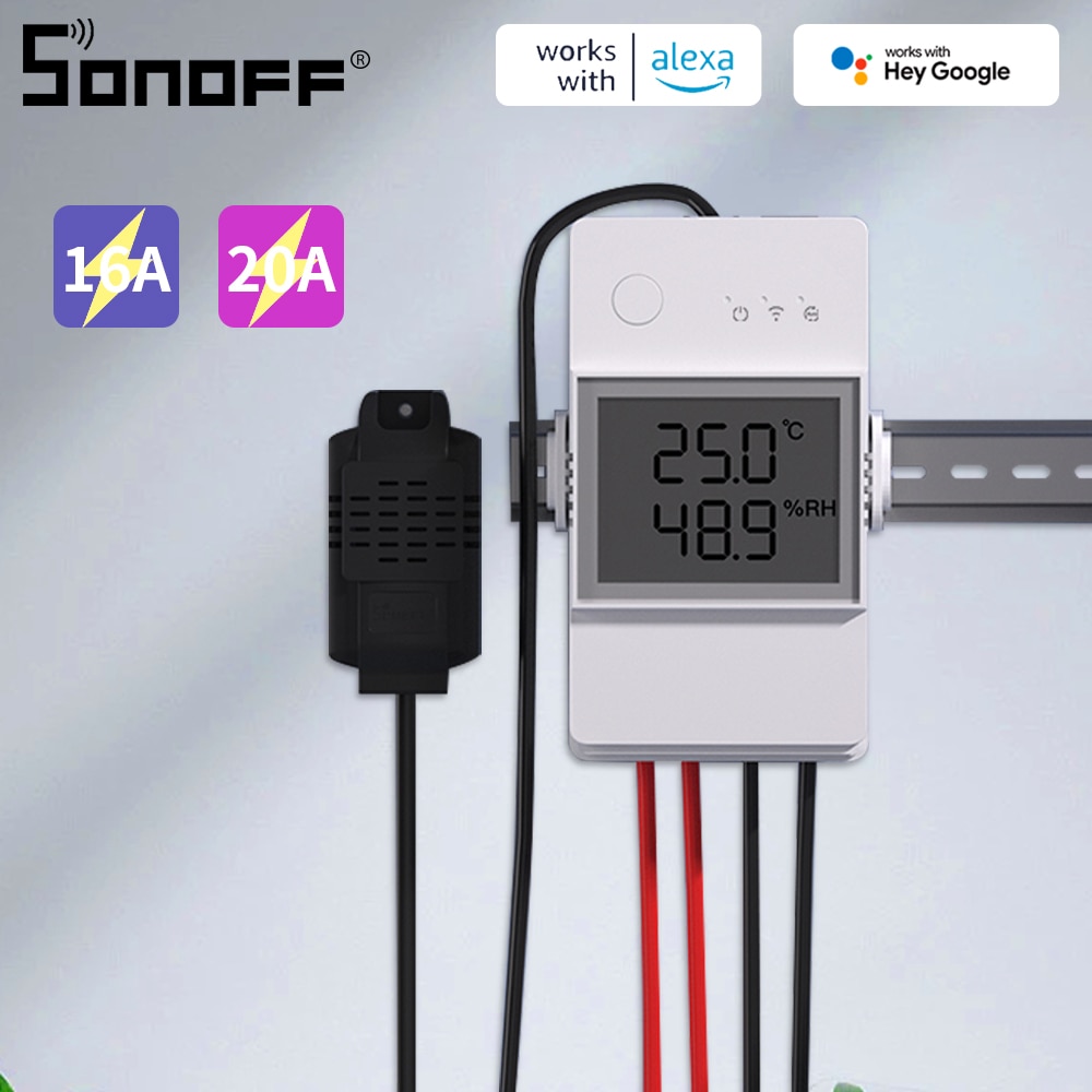 Sonoff TH16 Relay Module Smart Home Wifi Switch Humidity Sensor