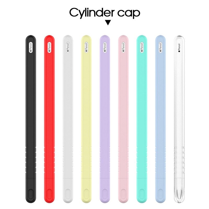 For Apple Pencil 2nd Generation Soft Silicone Case For iPad Pencil 2 Protective Cap Nib Holder Touch Pen Stylus Protector Cover