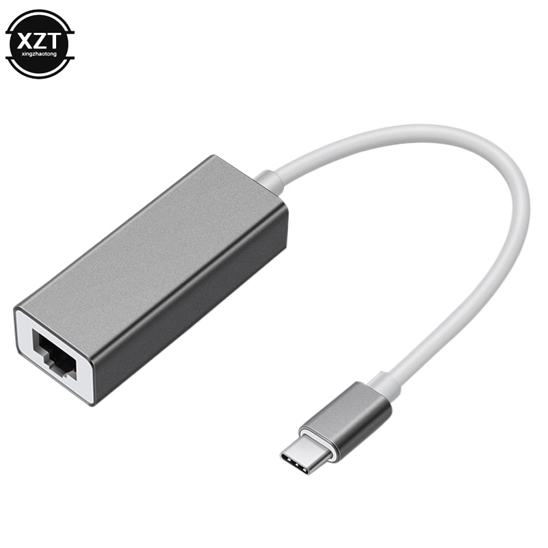 USB Type C Ethernet Adapter Network Card USB Type-C To RJ45 10/100Mbps Lan Internet Cable For MacBook PC Windows XP 7 8 10 LUX