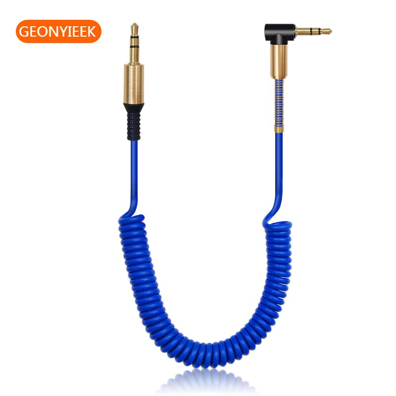 3.5 Jack AUX Audio Cable 3.5MM Male to Male Cable For Phone Car Speaker MP4 Headphone 1.8M Jack 3.5 Spring Audio Cables