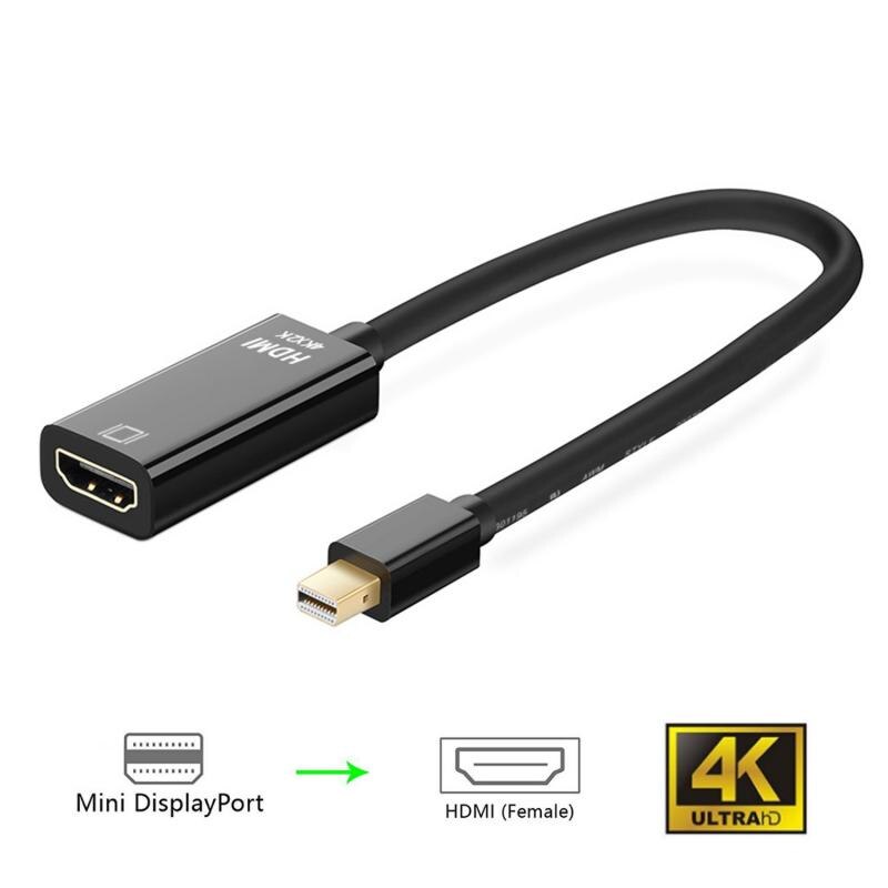 Hdmi -compatible Adapter Mini DP Cable 2 Hdmi -compatible Converter For MacBook Pro Air 4K * 2K HDTV Mini DP Mini DisplayPort