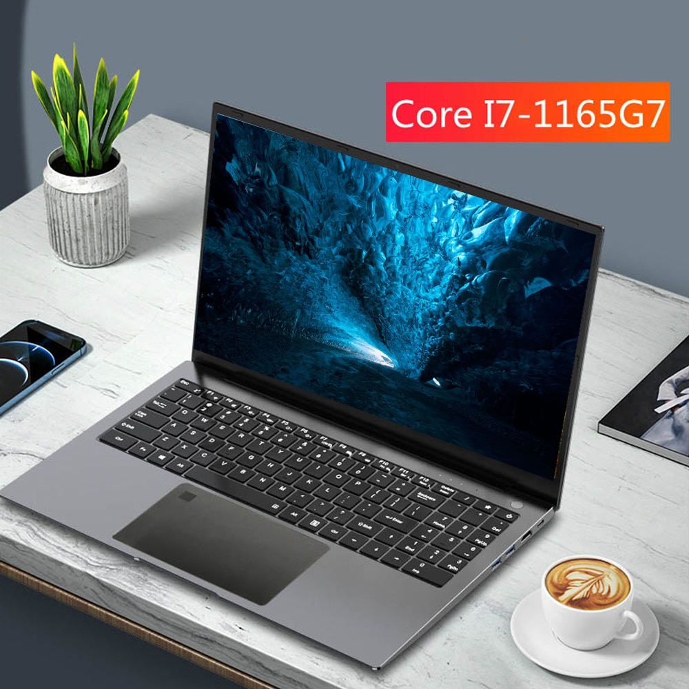 Fingerprint Unlock Super Gaming Laptop 15.6 Inch IPS Screen Intel Core I7-1165G7 11th Notebook Windows 10 11 Pro